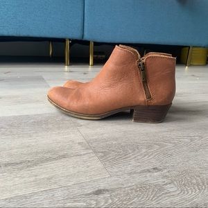 Lucky Brand Leather Ankle Boots